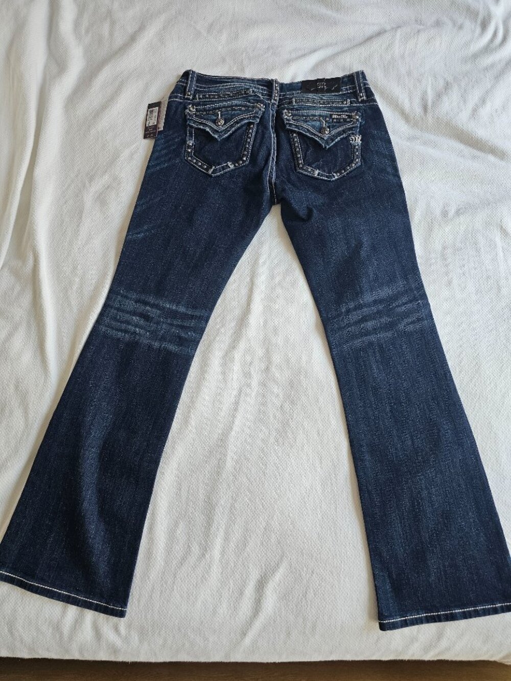 Miss Me Jeans DK BLUE 30/ Short Inseam 32 Model #JP7231BV - Picture 3 of 13